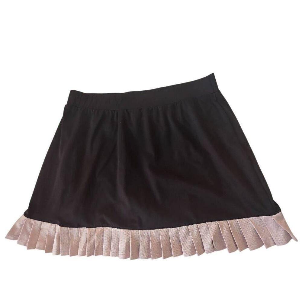 Tail Activewear Womens Pleated Tennis Pickleball Mini Skort Black Lilac Small